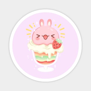 Rabbit Parfait Magnet